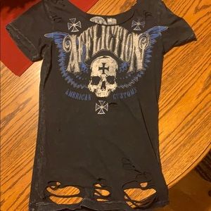 Xs affliction shirt